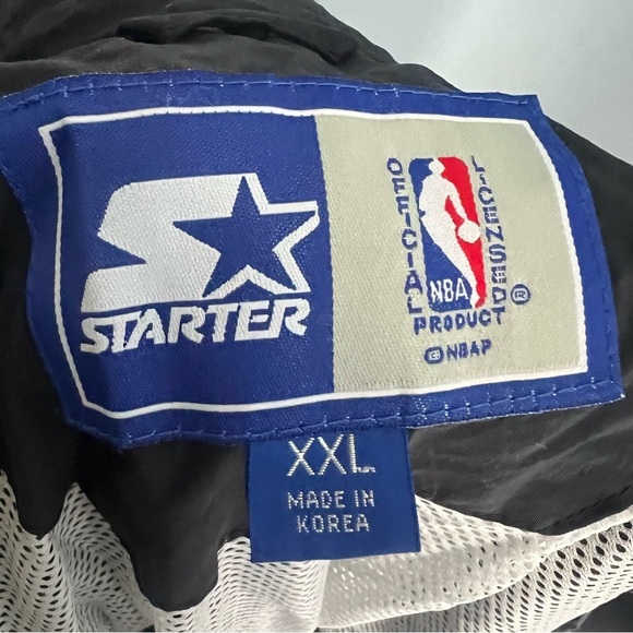 Vintage NBA Starter Nylon Jacket 90s Chicago Bulls - Picture 8 of 9